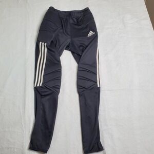 Adidas Mens Goalie Pants Black Padded Climalite Soccer Size Small